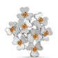 Inel din Argint 925 ( 3.77 grame ) cu Topaz Galben Imperial 0.33 Carate