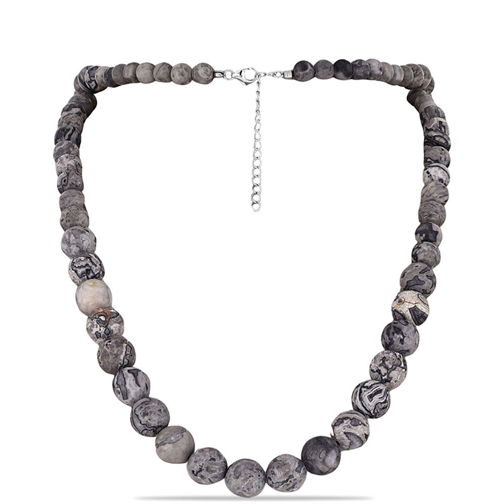 Colier din Pepită ( 1.04 grame ) cu Jasp Picasso 277.5 Carate 1 