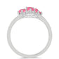 Inel din Argint 925 ( 4.09 grame ) cu Opal Lega Dembi Roz 1.27 Carate