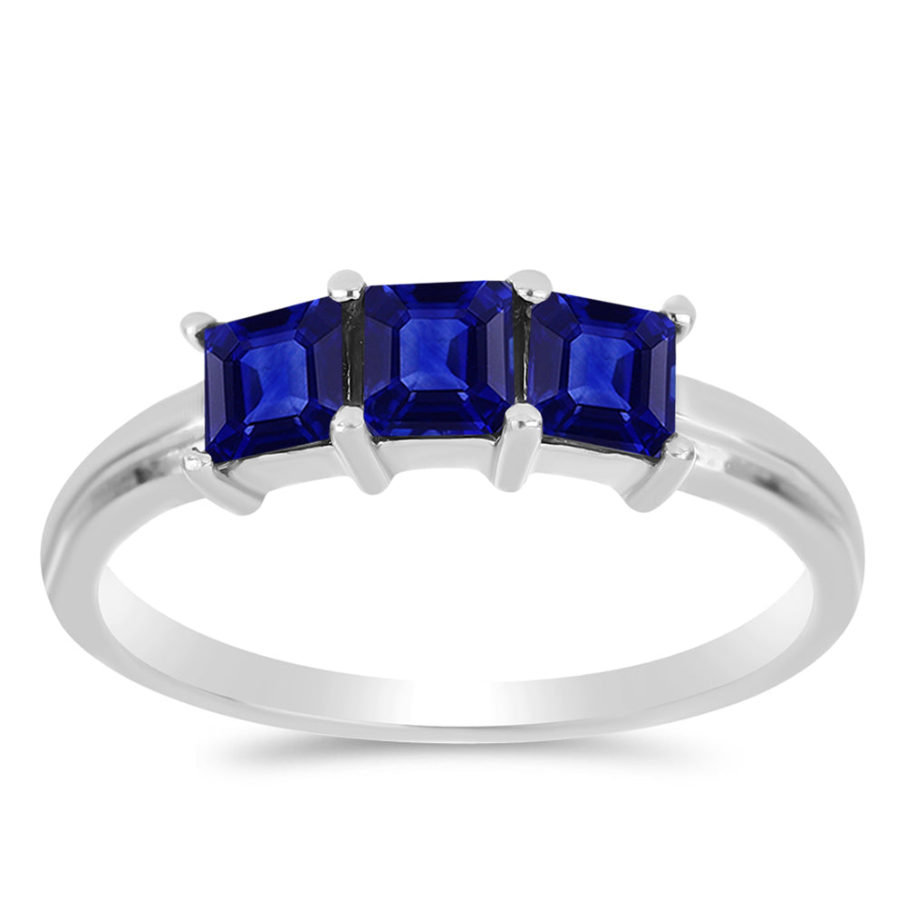 Inel din Argint 925 ( 2.01 grame ) cu Safir Albastru Australian 1.89 Carate