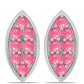 Cercei din Argint 925 ( 4.05 grame ) cu Opal Lega Dembi Roz 1.08 Carate
