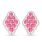 Cercei din Argint 925 ( 4.21 grame ) cu Opal Lega Dembi Roz 1.21 Carate