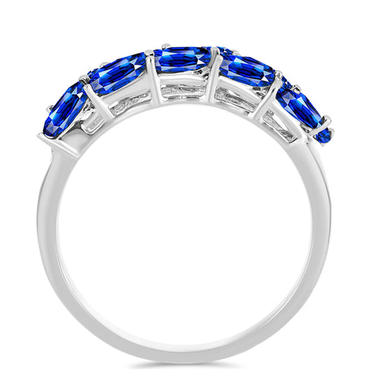 Inel din Argint 925 ( 2.54 grame ) cu Safir Albastru Australian 2.11 Carate
