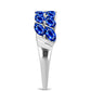 Inel din Argint 925 ( 2.54 grame ) cu Safir Albastru Australian 2.11 Carate