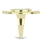 Inel din Argint 925 Placat cu Aur ( 8.64 grame ) cu Sidef 4.31 Carate