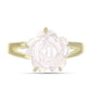 Inel din Argint 925 Placat cu Aur ( 3.1 grame ) cu Sidef 2.59 Carate