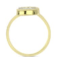 Inel din Argint 925 Placat cu Aur ( 3.73 grame ) cu Sidef 2.99 Carate