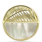 Inel din Argint 925 Placat cu Aur ( 4.78 grame ) cu Sidef 3.86 Carate
