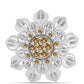 Broşă din Argint 925 ( 4.53 grame ) cu Moissanite Șampanie 0.32 Carate