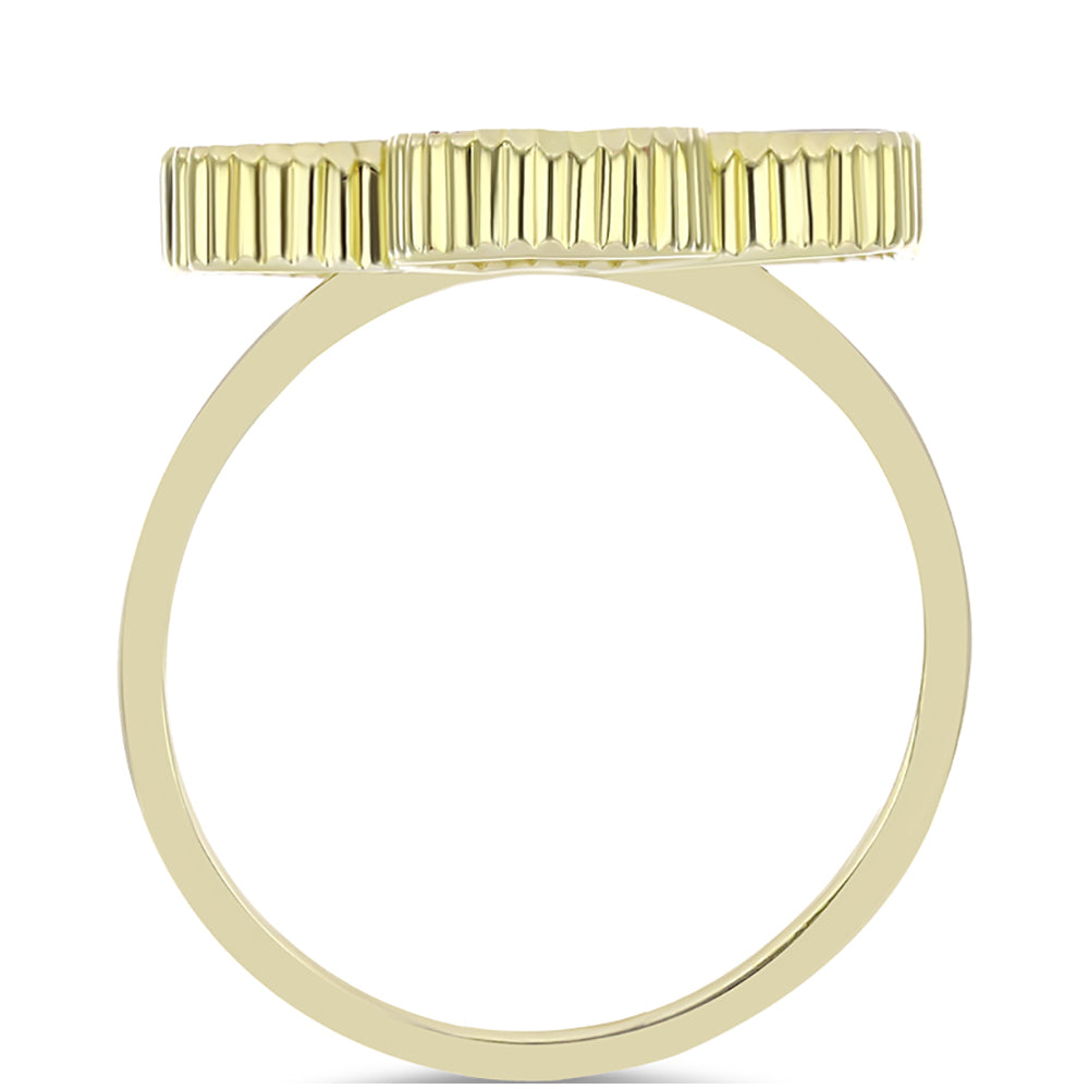 Inel din Argint 925 Placat cu Aur ( 4.94 grame ) cu Sidef 3.78 Carate