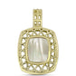 Pandantiv din Argint 925 Placat cu Aur ( 5.2 grame ) cu Sidef 3.07 Carate