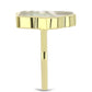 Inel din Argint 925 Placat cu Aur ( 3.56 grame ) cu Sidef 5.01 Carate