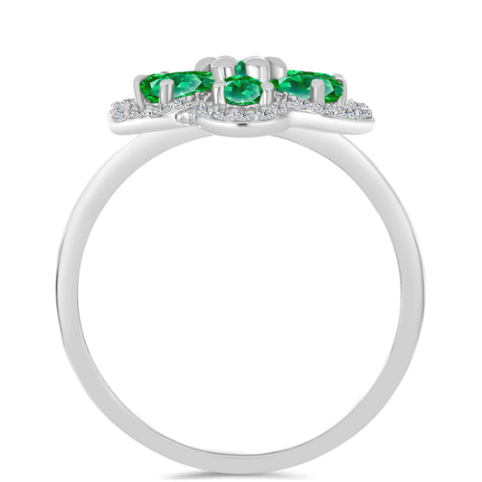 Inel din Argint 925 ( 3.23 grame ) cu Granat Kijani 1.59 Carate