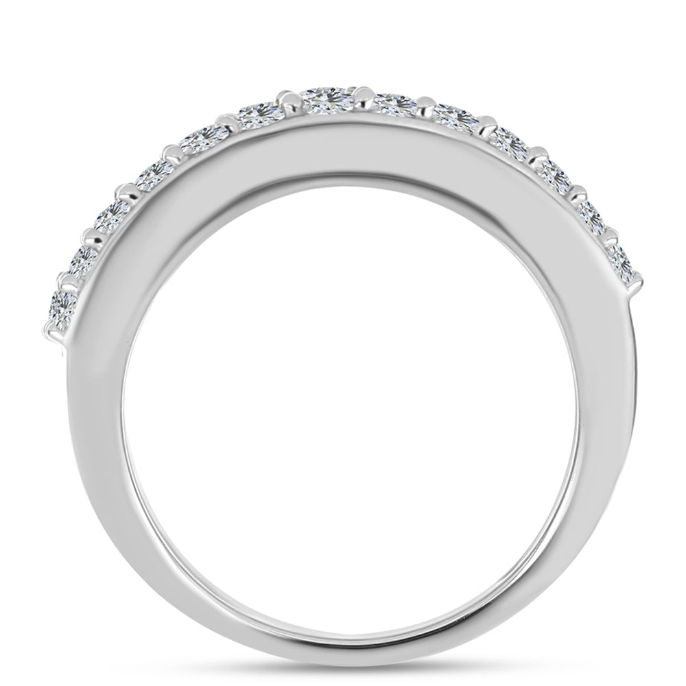 Inel din Argint 925 ( 4.92 grame ) cu Cuarț Paraiba și Topaz Alb 2.54 Carate