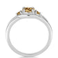 Inel din Argint 925 ( 2.38 grame ) cu Moissanite Șampanie 0.71 Carate