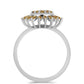 Inel din Argint 925 ( 4.05 grame ) cu Moissanite Șampanie 1.01 Carate