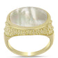Inel din Argint 925 Placat cu Aur ( 4.79 grame ) cu Sidef 4.24 Carate