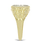Inel din Argint 925 Placat cu Aur ( 4.79 grame ) cu Sidef 4.24 Carate