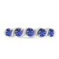 Inel din Argint 925 ( 2 grame ) cu Tanzanit AAA 0.57 Carate