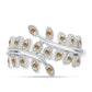Inel din Argint 925 ( 3.22 grame ) cu Moissanite Șampanie 0.18 Carate