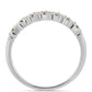 Inel din Argint 925 ( 4.2 grame ) cu Moissanite Șampanie 0.54 Carate