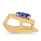 Pandantiv din Argint 925 Placat cu Aur ( 0.65 grame ) cu Tanzanit 0.15 Carate