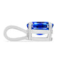 Pandantiv din Argint 925 ( 0.6 grame ) cu Safir Albastru Australian 1.14 Carate