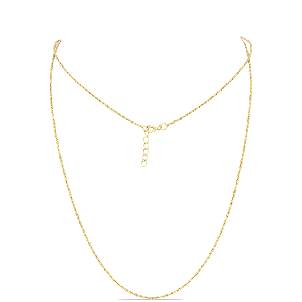 Lanț din Argint 925 Placat cu Aur ( 1.8 grame ) 1 