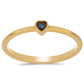 Inel din Argint 925 Placat cu Aur ( 1.45 grame ) cu Diamant Albastru 0.02 Carate