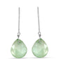Cercei din Argint 925 ( 0.85 grame ) cu Ametist Verde 7.69 Carate