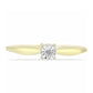 Inel din Argint 925 Placat cu Aur ( 2.22 grame ) cu Diamant Alb 0.01 Carate