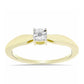 Inel din Argint 925 Placat cu Aur ( 2.22 grame ) cu Diamant Alb 0.01 Carate
