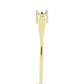 Inel din Argint 925 Placat cu Aur ( 2.22 grame ) cu Diamant Alb 0.01 Carate