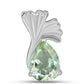 Pandantiv din Argint 925 ( 2.47 grame ) cu Ametist Verde 2.75 Carate