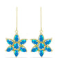 Cercei din Argint 925 Placat cu Aur ( 3.97 grame ) cu Opal Etiopian ”Paradis” 1.95 Carate