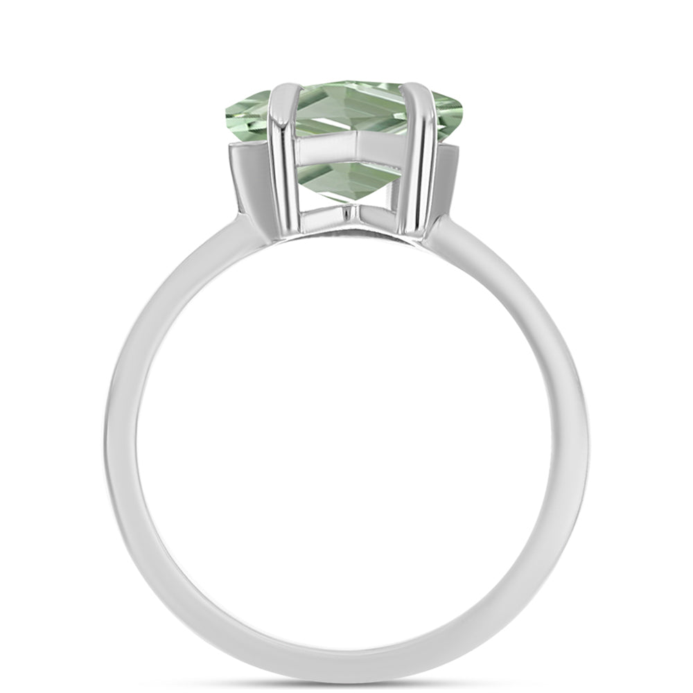 Inel din Argint 925 ( 2.28 grame ) cu Ametist Verde 1.59 Carate 2 