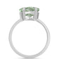 Inel din Argint 925 ( 2.28 grame ) cu Ametist Verde 1.59 Carate