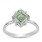 Inel din Argint 925 ( 2.28 grame ) cu Ametist Verde 1.59 Carate