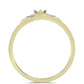 Inel din Argint 925 Placat cu Aur ( 2.35 grame ) cu Diamant Alb 0.03 Carate