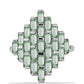 Inel din Argint 925 ( 5.01 grame ) cu Ametist Verde 2.76 Carate