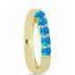 Inel din Argint 925 Placat cu Aur ( 4.29 grame ) cu Opal Etiopian ”Paradis” 0.7 Carate