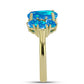 Inel din Argint 925 Placat cu Aur ( 2.68 grame ) cu Opal Etiopian ”Paradis” 2.06 Carate