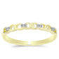 Inel din Argint 925 Placat cu Aur ( 1.75 grame ) cu Diamant Alb 0.04 Carate