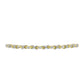 Brățară din Argint 925 Placat cu Aur ( 8 grame ) cu Diamant Alb și Topaz Alb 0.66 Carate