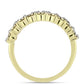Inel din Argint 925 Placat cu Aur ( 4.11 grame ) cu Diamant Alb 0.12 Carate