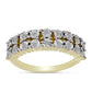 Inel din Argint 925 Placat cu Aur ( 4.11 grame ) cu Diamant Alb 0.12 Carate