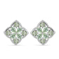 Cercei din Argint 925 ( 4.65 grame ) cu Ametist Verde 1.88 Carate