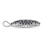 Pandantiv din Argint 925 ( 2.77 grame ) cu Cuarț Mistic Verde Brazilian și Topaz Alb 2.4 Carate