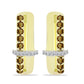 Cercei din Argint 925 Placat cu Aur ( 4.56 grame ) cu Cuarț Coniac și Topaz Alb 0.61 Carate