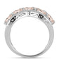 Inel din Argint 925 ( 4.92 grame ) cu Morganit Gozareh și Topaz Alb 2.47 Carate